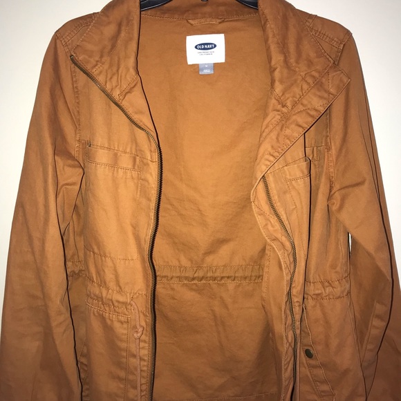 BURNT ORANGE ARMY JACKET - Picture 1 of 5
